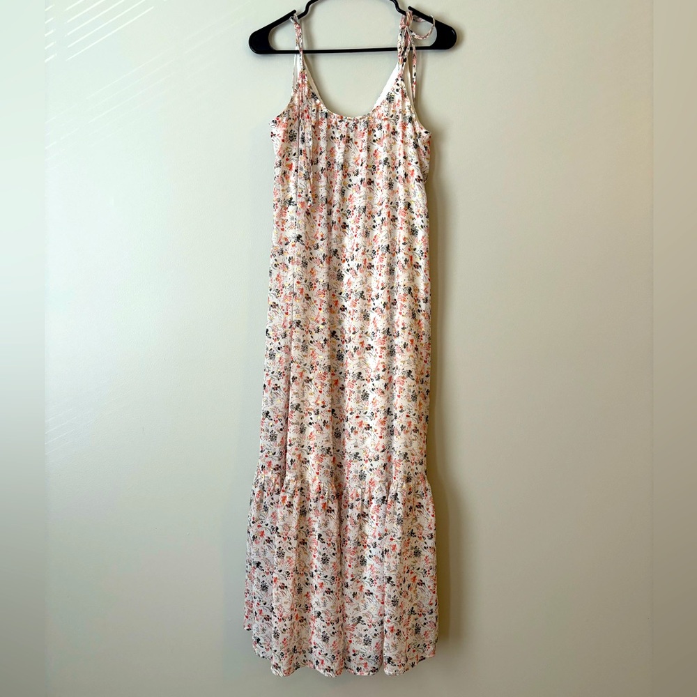 NWT Express metallic print maxi dress